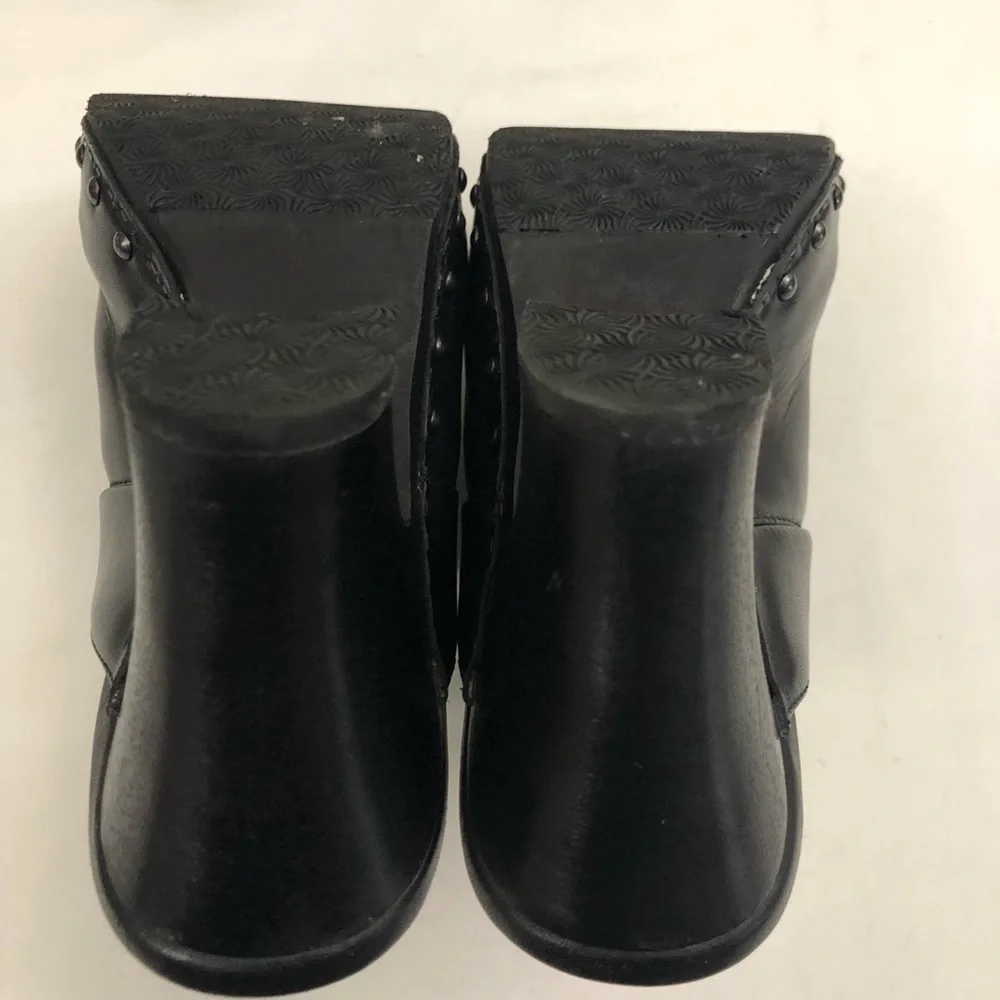 DANSKO Sz 40 Leather Heel Clog Mules - Picture 14 of 14